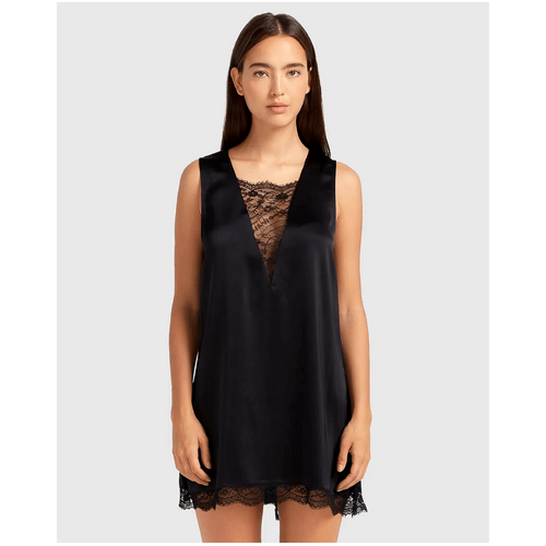 belle &amp; bloom After Party Lace Mini Dress - Black
