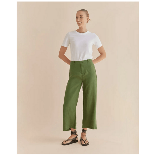 Amelius Barossa Linen Pant - Verdant
