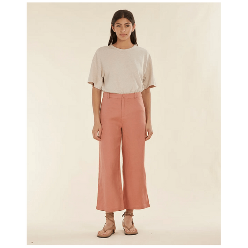 Amelius Barossa Linen Pant - Rosewood