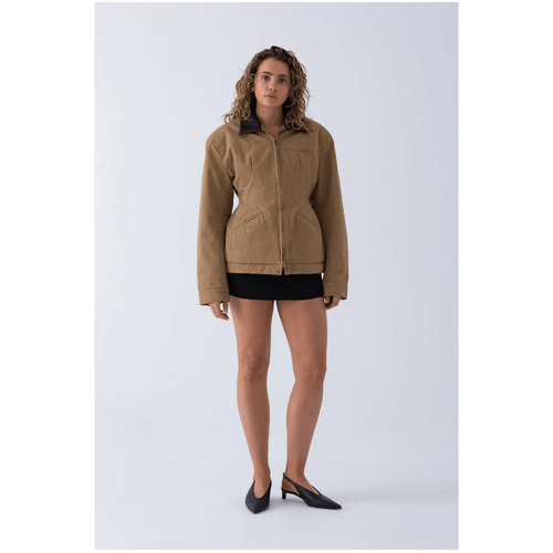 Style Addict Hayden Canvas Jacket - Tan