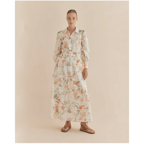 Amelius Orangerie Bow Detail Maxi Skirt