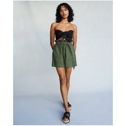 Amelius Sahara Linen Shorts - Khaki
