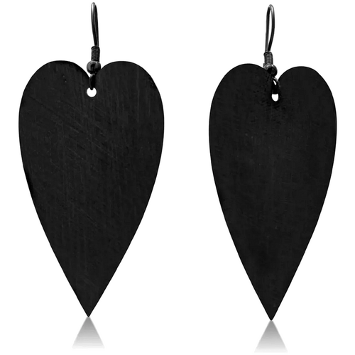 Fabuleux Vous Amour Black Large Earrings