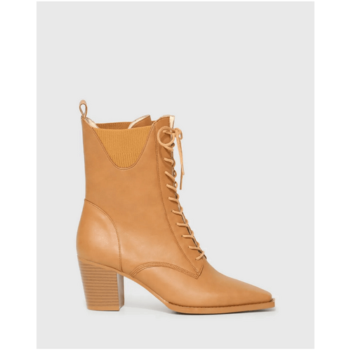 belle &amp; bloom Jumping Ship Laced Boot - Tan