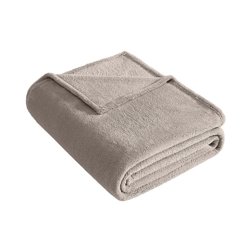 Ardor Boudoir Teddy Fleece Blanket, 245x240cm, Natural