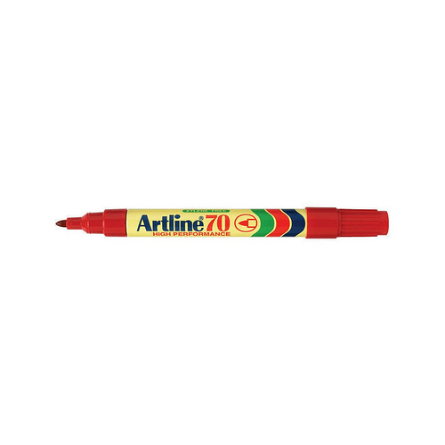 Artline 70 Permanent Marker 1.5mm Bullet Red B