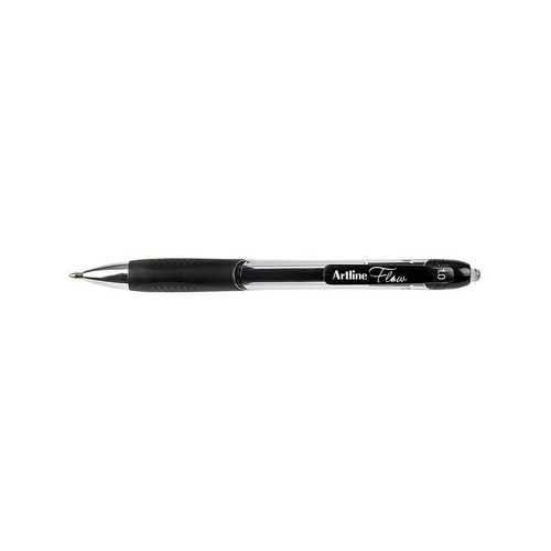 Artline Flow Retractable Pen Black B
