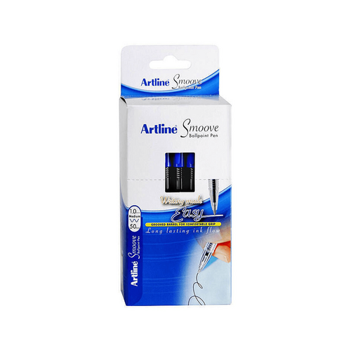 Artline Smoove Ballpoint Stick Medium Blue B