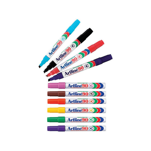 Artline 90 Permanent Marker 5mm Chisel Ast B