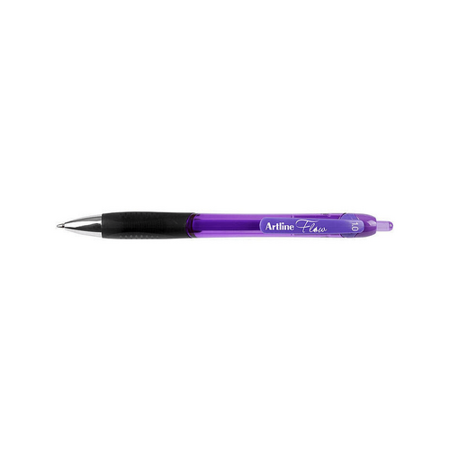 Artline Flow Retractable Pen Purple B