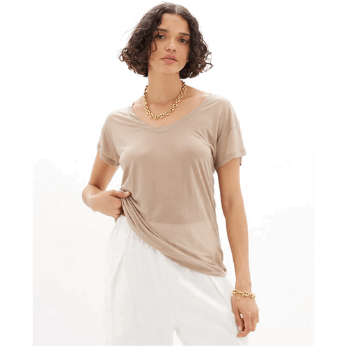 Amelius Francine Thin Tee - Sand