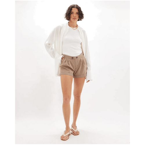 Amelius Eleanor Tailored Short - Tan
