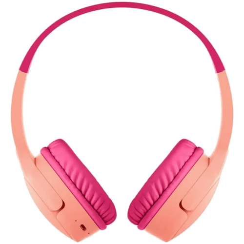 Belkin SoundForm Mini Wireless On-Ear Headphones For Kids - Pink