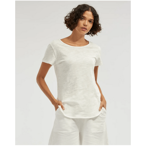 Amelius Fallon Rounded Hem Tee - White