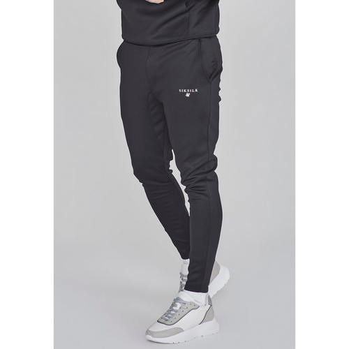 Black Essentials Poly Joggers