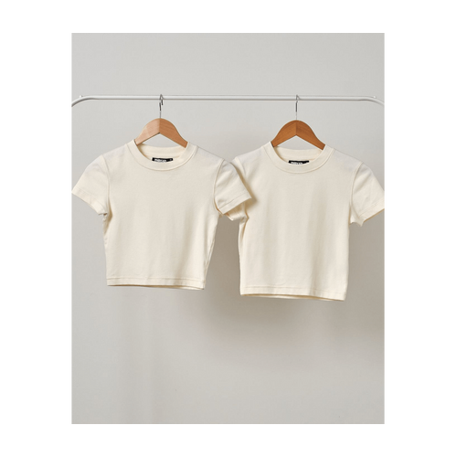 Baby Tee 2pack: Natural