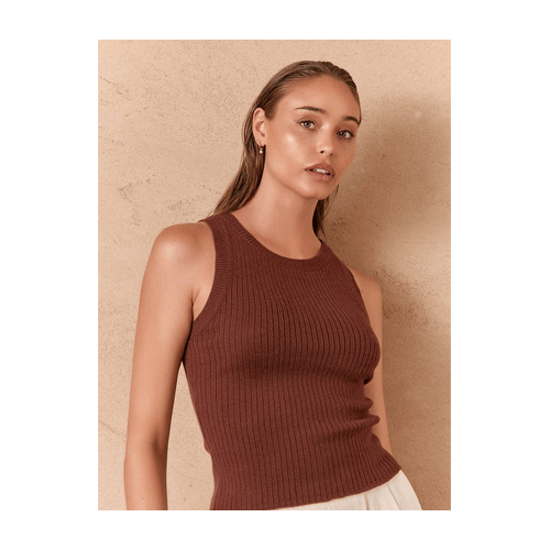 BAE Cass Knit Tank - Browen