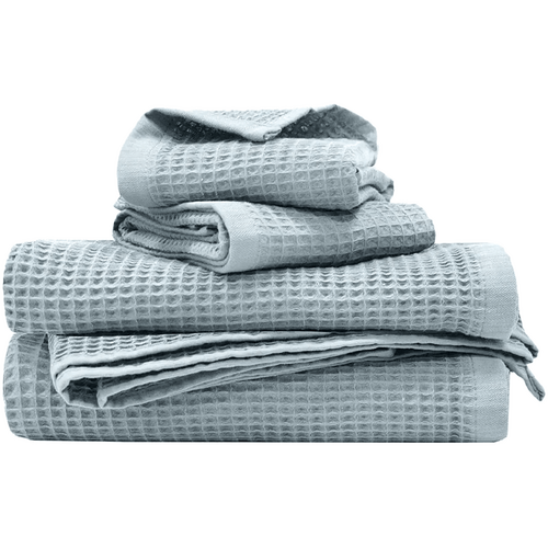 Bambury Waffle Bath Towel - Cloud