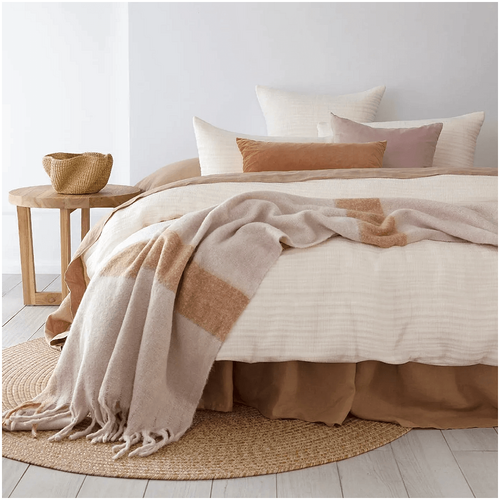 Bambury Lores Quilt Cover Set - Stone