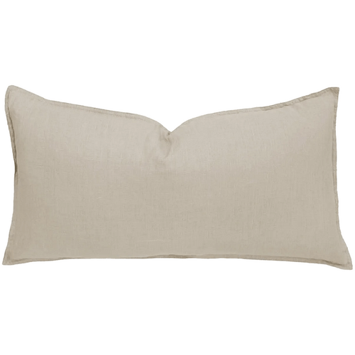 Bambury Linen Rectangle Cushion - Pebble