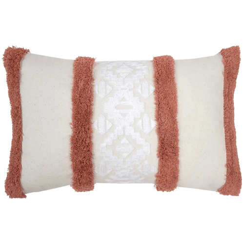 Bambury Sedona Rectangle Cushion - Cappuccino