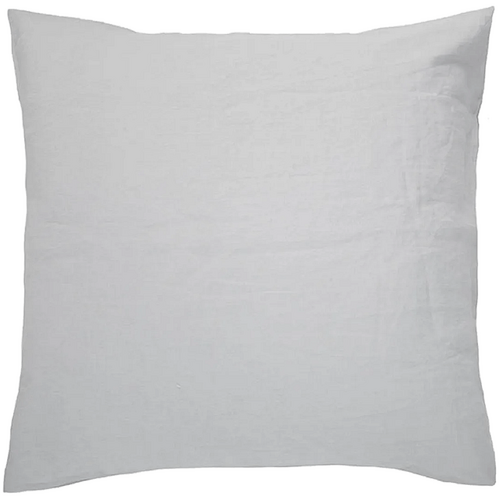 Bambury French Flax Linen European Pillowcase - Silver