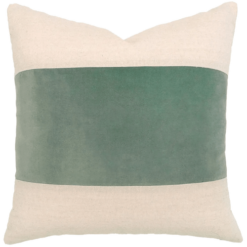 Bambury Kembla Square Cushion - Eucalyptus