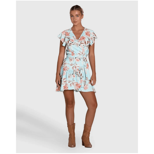 belle &amp; bloom Love Shack Mini Wrap Dress