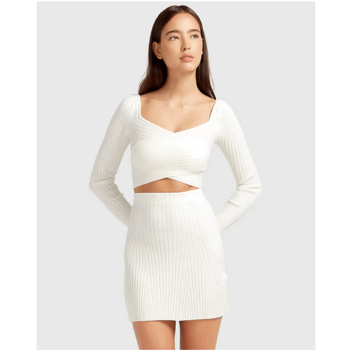 belle &amp; bloom C'est Belle Knit Mini Skirt