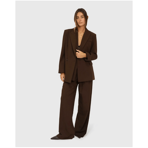 belle &amp; bloom Over and Out Blazer - Chocolate