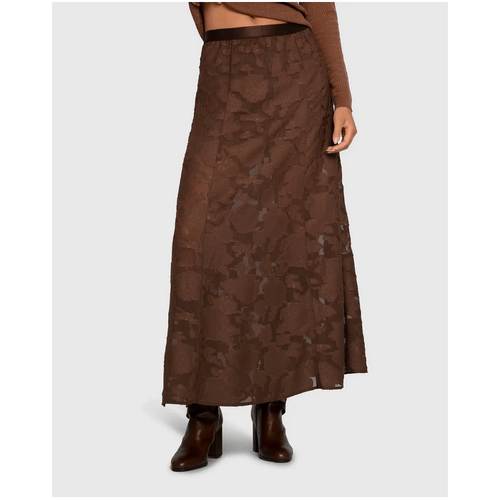 belle &amp; bloom Play It Cool Coupe Maxi Skirt - Chocolate