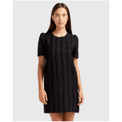 belle &amp; bloom Star Child Textured Mini Dress - Black