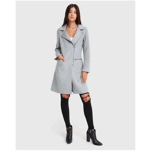 belle &amp; bloom Last Chance Wool Blend Moto Coat