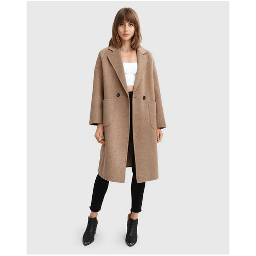 belle &amp; bloom Publisher Double-Breasted Wool Blend Coat
