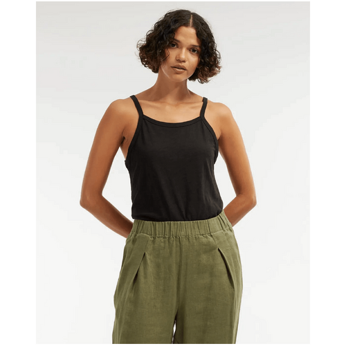 Amelius Alessi Square Neck Singlet - Black