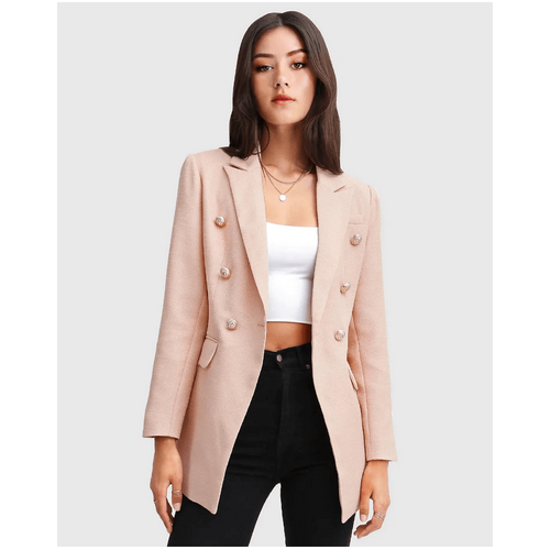 belle &amp; bloom Princess Polina Textured Weave Blazer