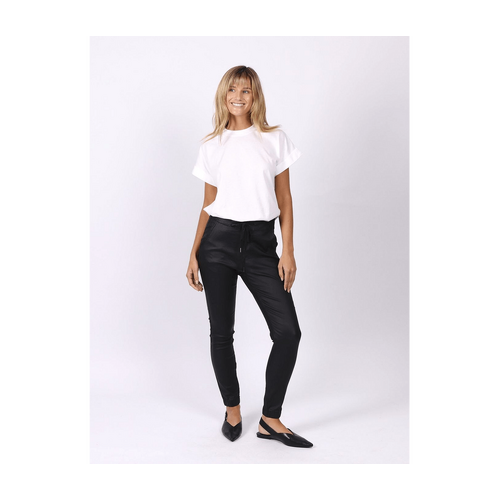 Hayden Joggers Wax Look - Black
