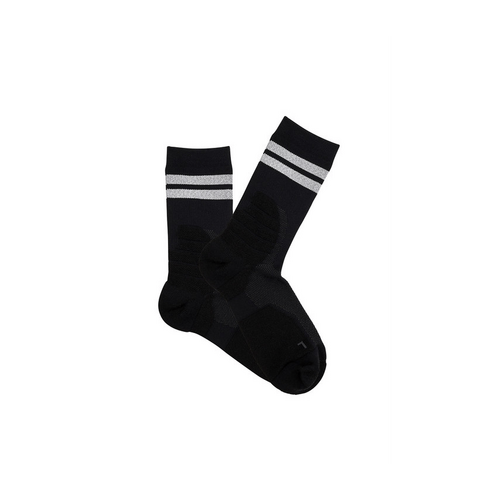 Women&#39;s Overlander Merino Wool Cycle Socks- Black
