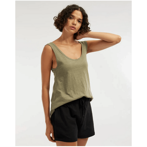 Amelius Abigail Rolled Hem Short - Black