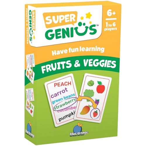 Blue Orange Games Super Genius Fruits &amp; Veggies
