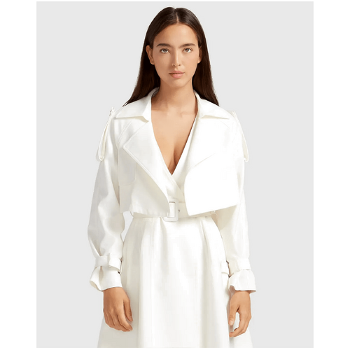 belle &amp; bloom Manhattan Cropped Trench