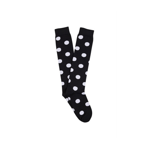 Women&#39;s Cotton Knee High Fashion Socks- Bold Spots pairs