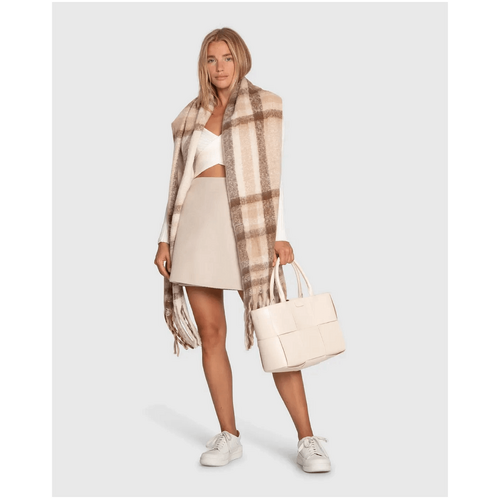 belle &amp; bloom Coming Home Scarf - Beige