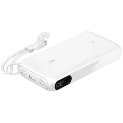 Belkin BoostCharge Power Bank 20K with Display - White