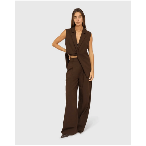 belle &amp; bloom Ready For Your Love Wide Leg Pant - Chocolate