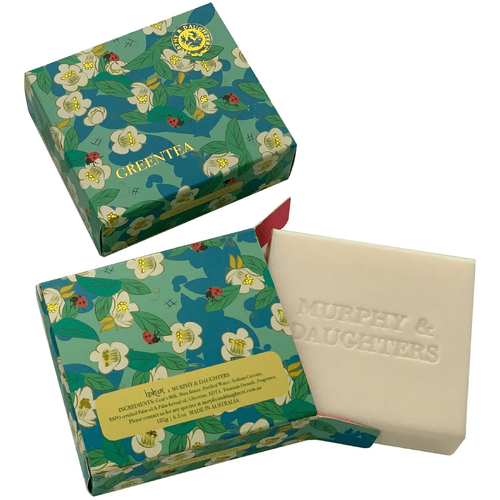 Murphy And Daughters Boxed Green Tea Soap - 185 grams