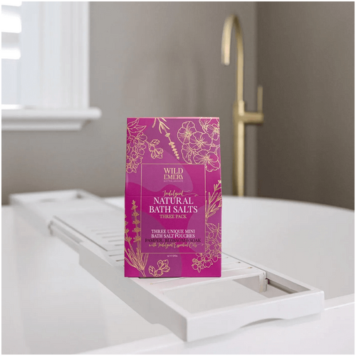 Wild Emery Indulgent Natural Bath Salts Three Pack