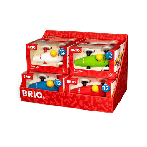 BRIO - Race Car Assort 4 Colours CDU8