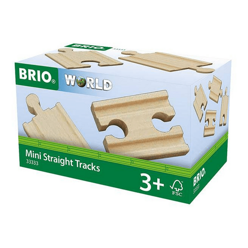 BRIO - Mini Straight Tracks 4 pieces