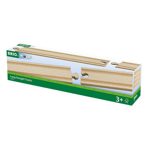 BRIO - Long Straight Tracks 4 pieces